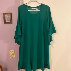 IsaacMizrahiLIVE green Dress
